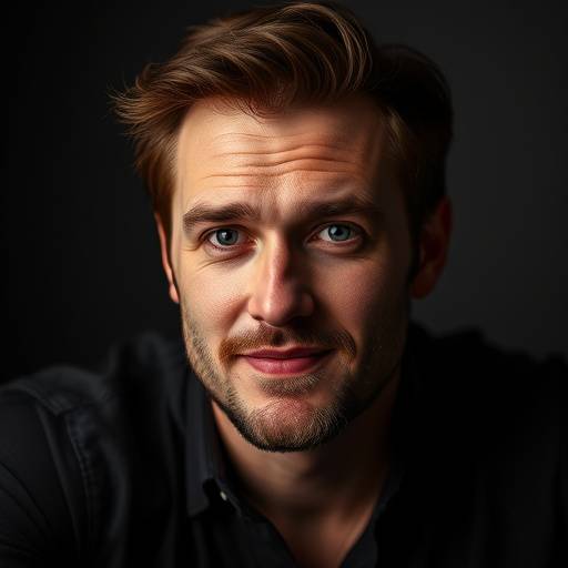 Headshot of Mr. Charles Ashworth, creative expression showing confidence