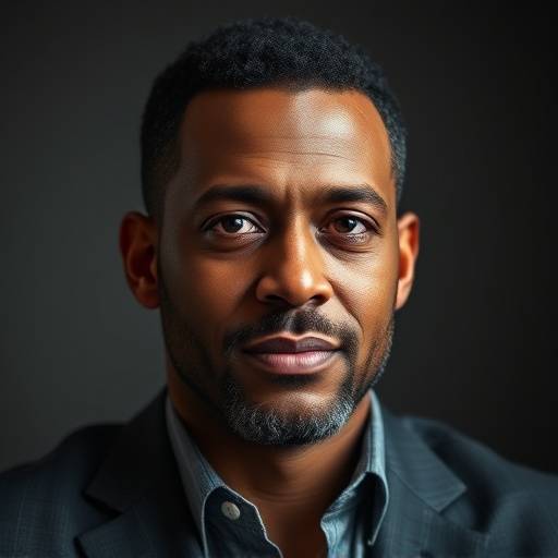 Headshot of Mr. Thaddeus Blackwood, intelligent and engaging